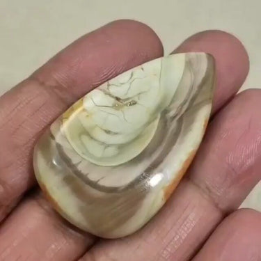 Natural Imperial Jasper Cabochon 45x27mm